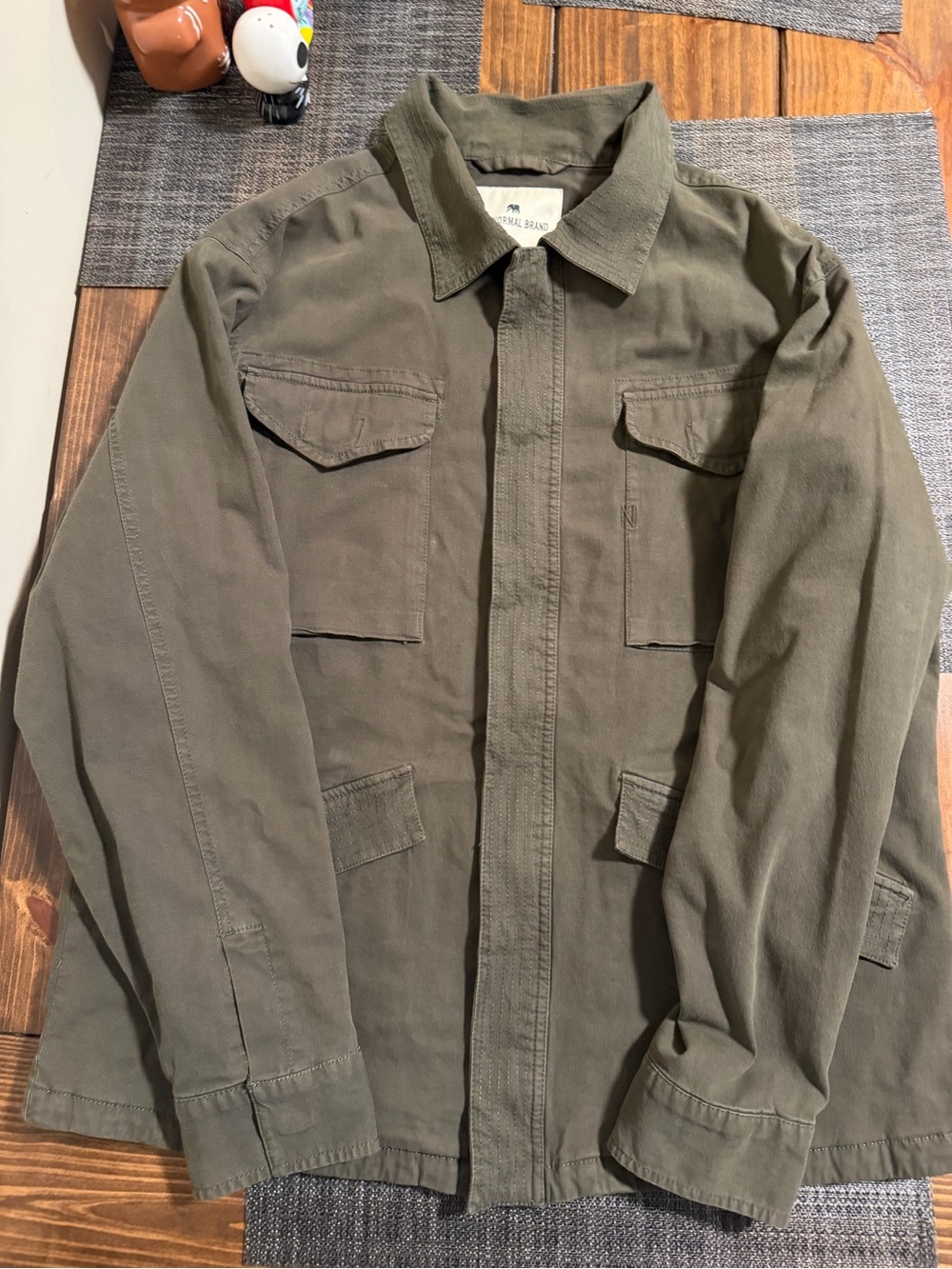 The Normal Brand Men’s Olive Green Field Jacket XL